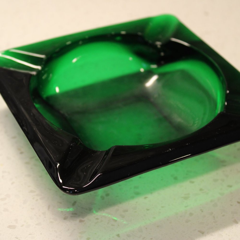 5in. Forest Green Ashtray